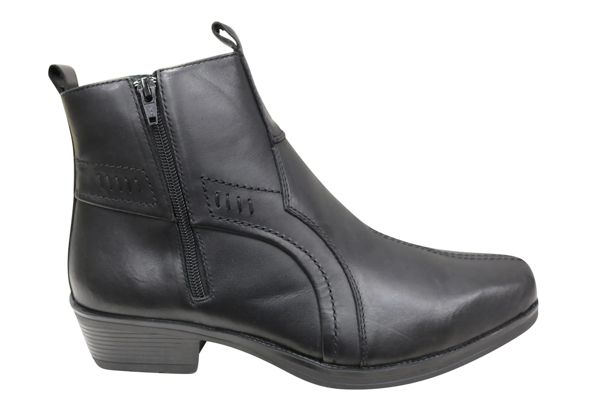 Slatters Rialto Mens Comfortable Leather Dress Boots Thermal Lining