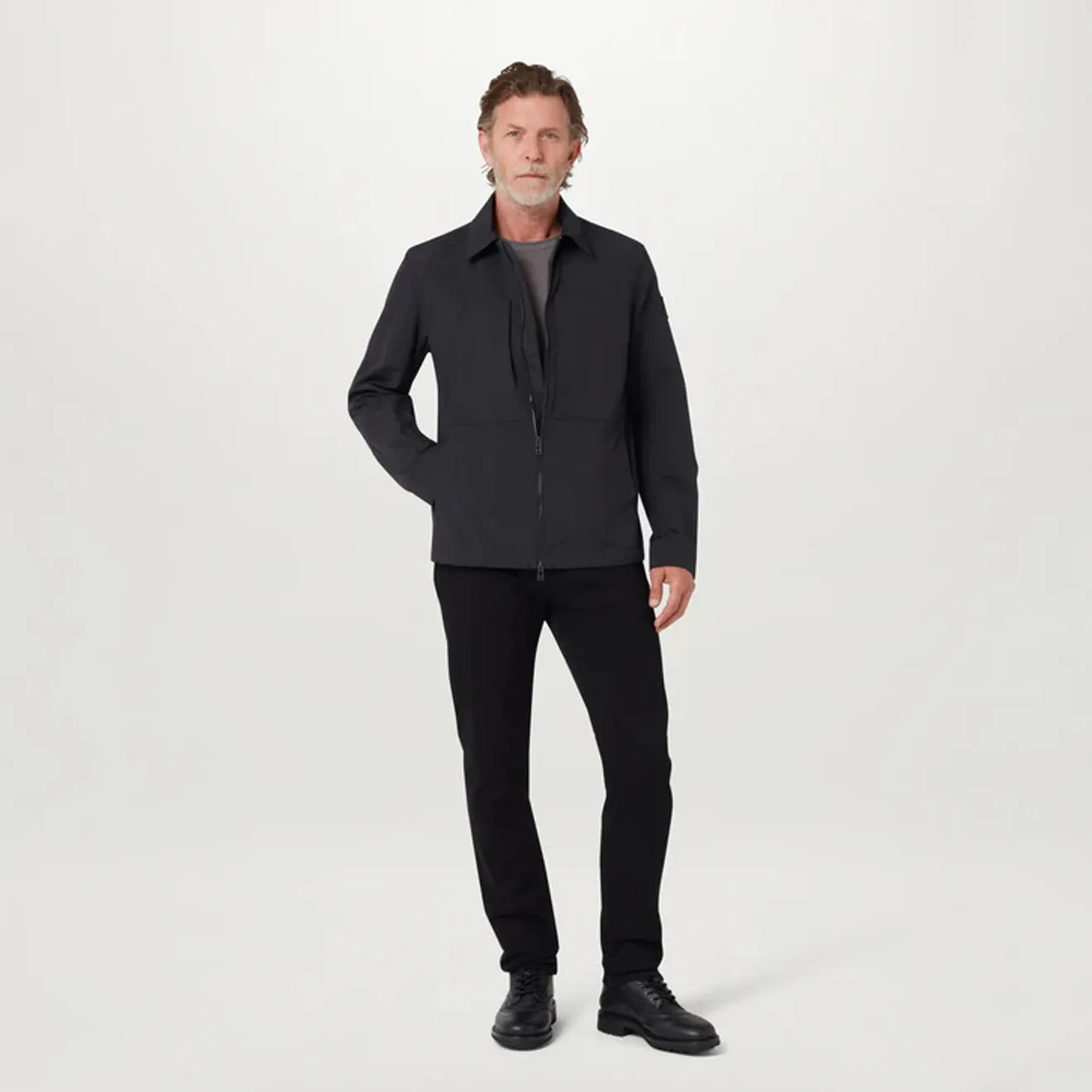 Belstaff Cover Overshirt Black slim fit