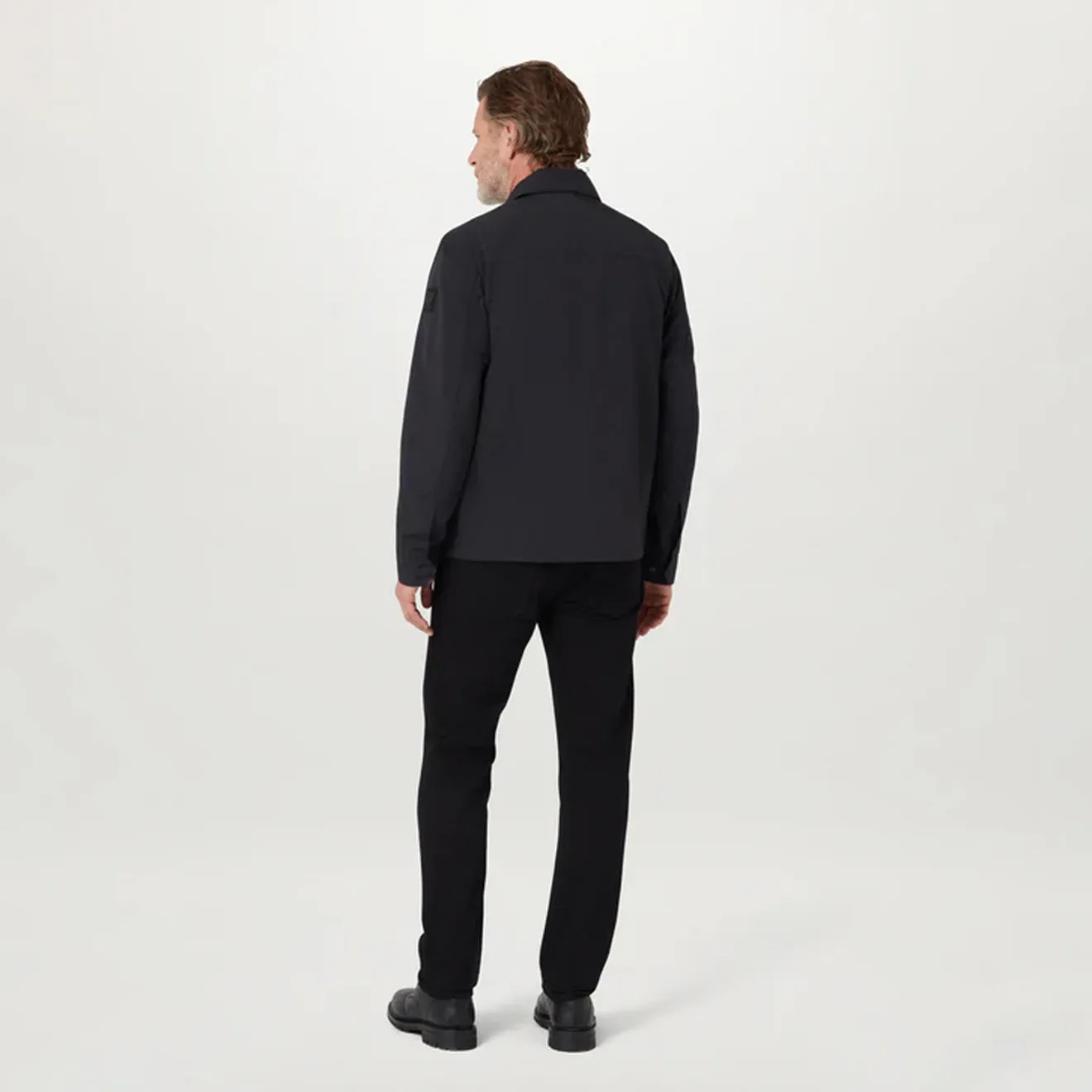 Belstaff Cover Overshirt Black Geometric Shape