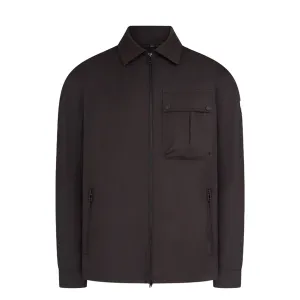 slim fit Belstaff Drome Overshirt Black