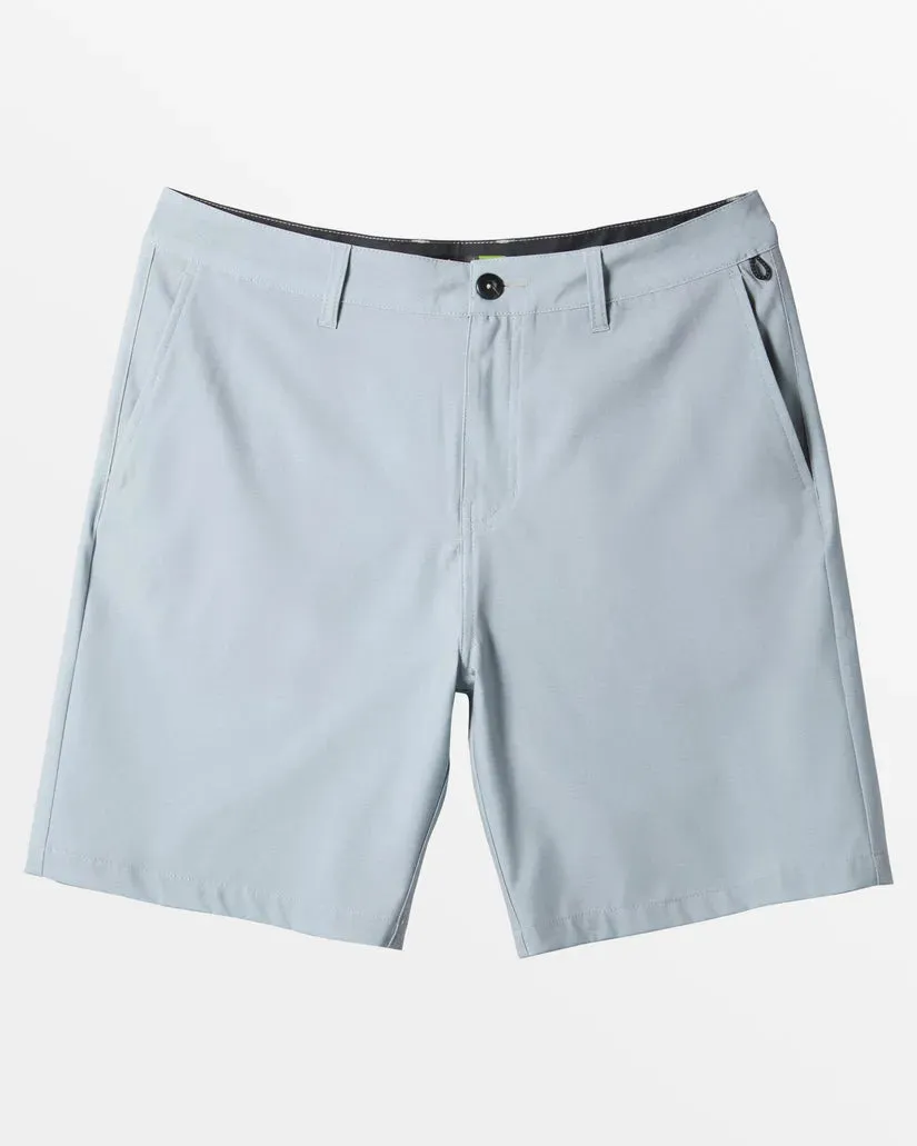 Quiksilver Mens Shorts Union Heather Amphibian 20" Hybrid QuickReleaseBuckle