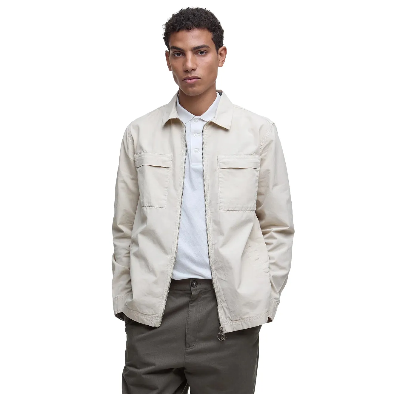 Barbour Glendale Overshirt Mist Flexible Mobility Corporate Retreat