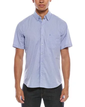 TailorByrd Signature Micro Gingham Shirt Tagless Labeling