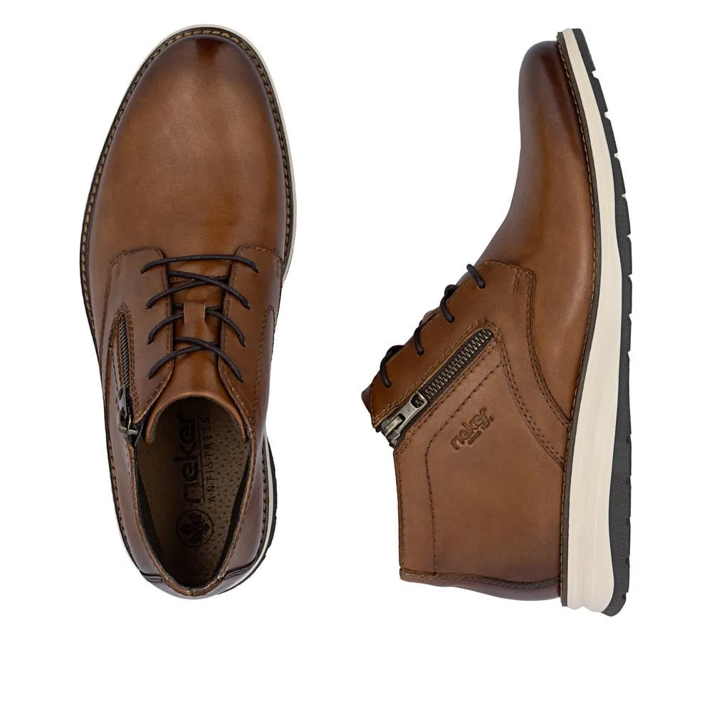 fine cut Flexible Midsole Rieker Mens Shoe 14705-24 Muskat