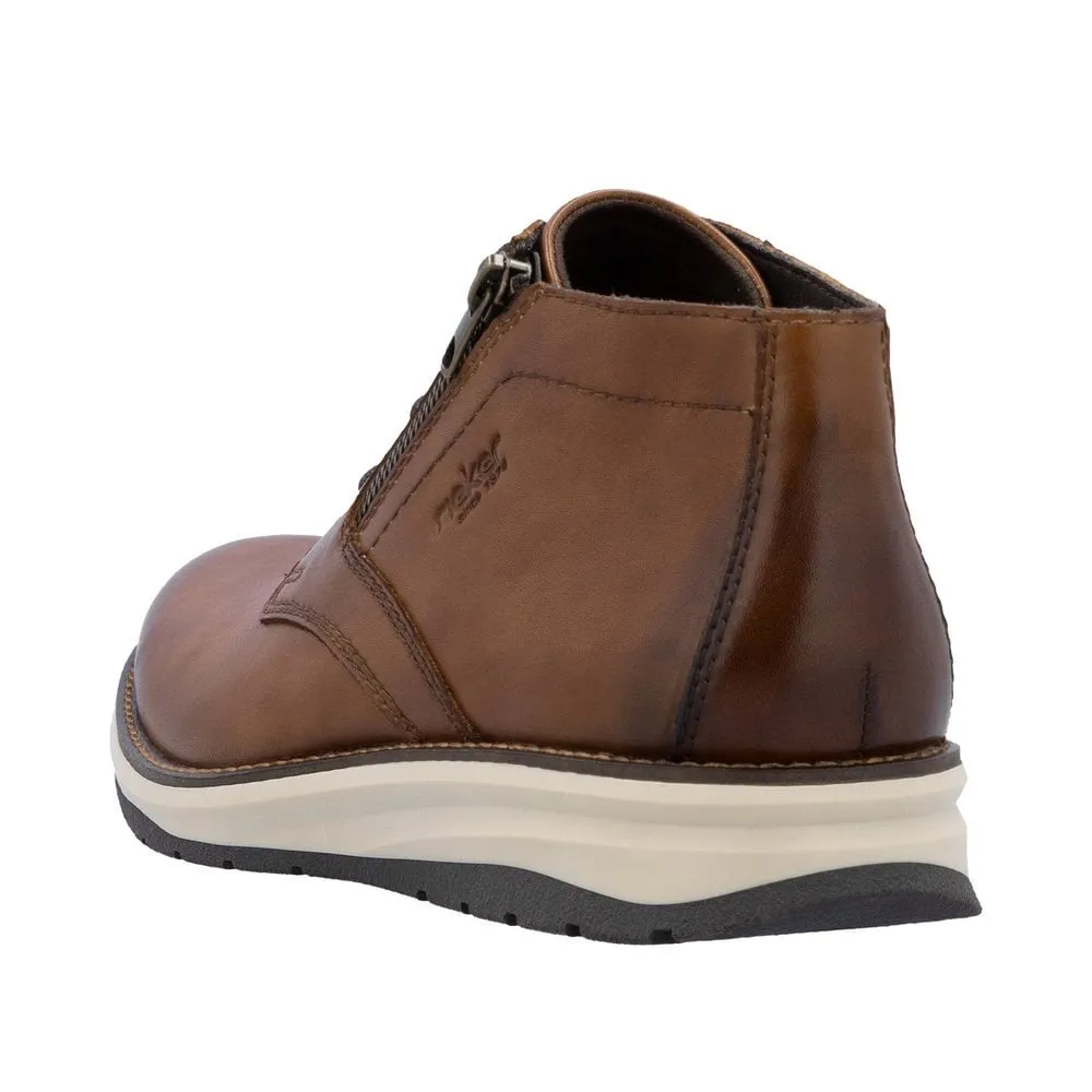 Rieker Mens Shoe 14705-24 Muskat Essential Edge