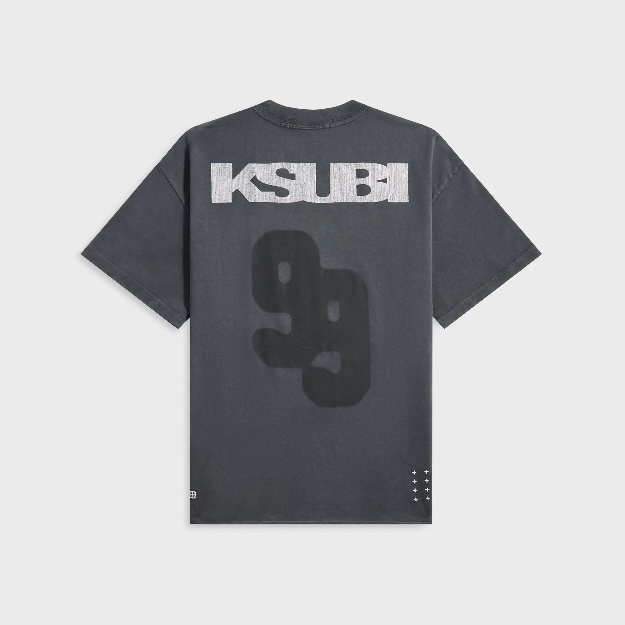 Comfortable Casual Lightweight Comfort Wear Ksubi Rugged Ekcess Short Sleeve Tee - Blasted Black