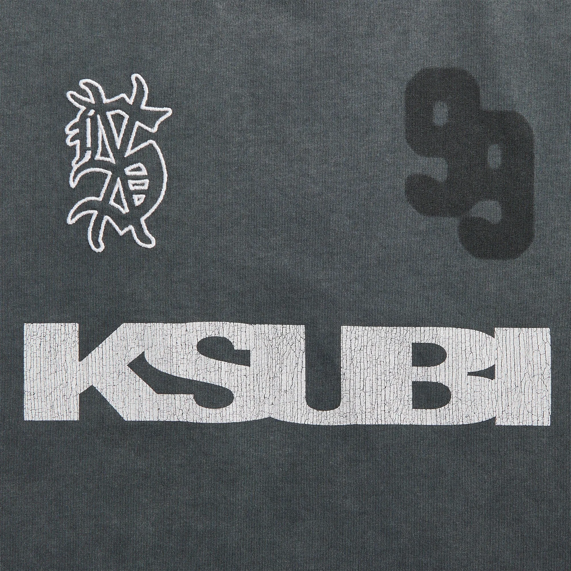 Chilly Day Essentials print design Ksubi Rugged Ekcess Short Sleeve Tee - Blasted Black
