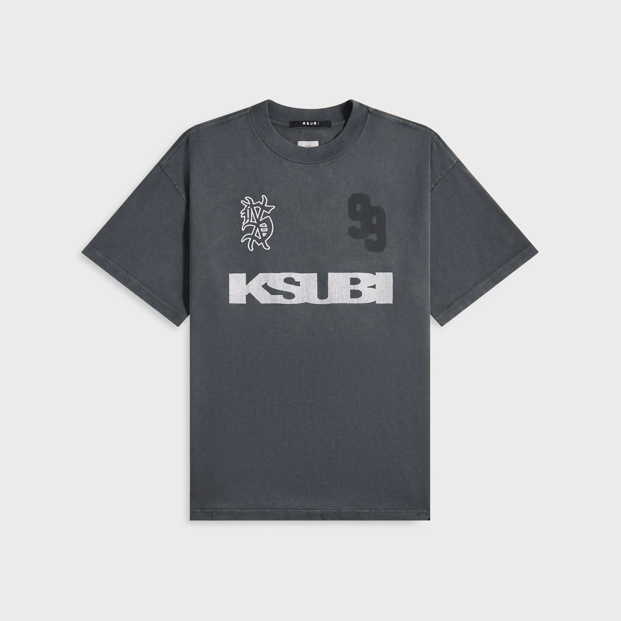 Ksubi Rugged Ekcess Short Sleeve Tee - Blasted Black Casual Chic Seamless construction