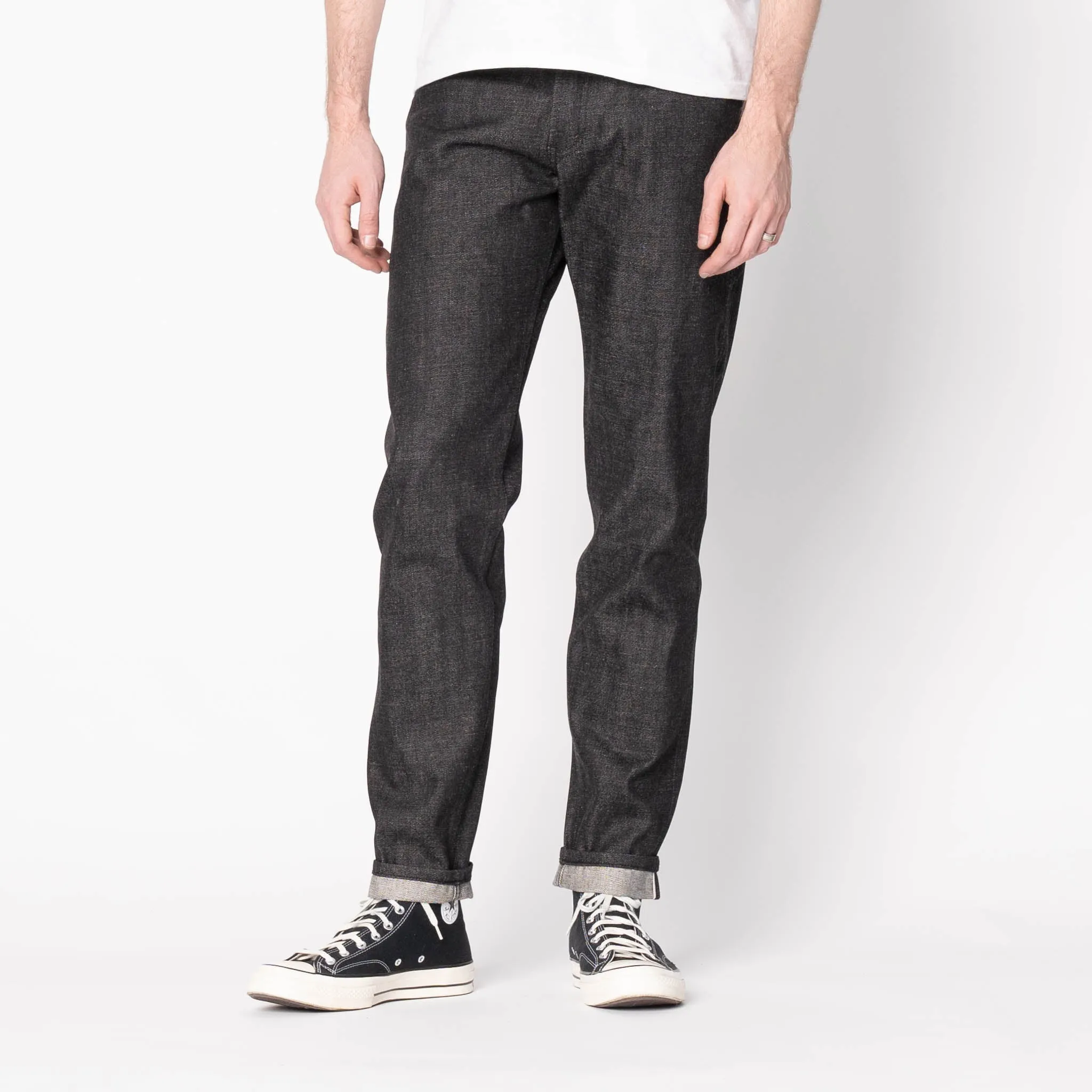 Easy Guy - Yatagarasu Selvedge - Black Soft Sustainable
