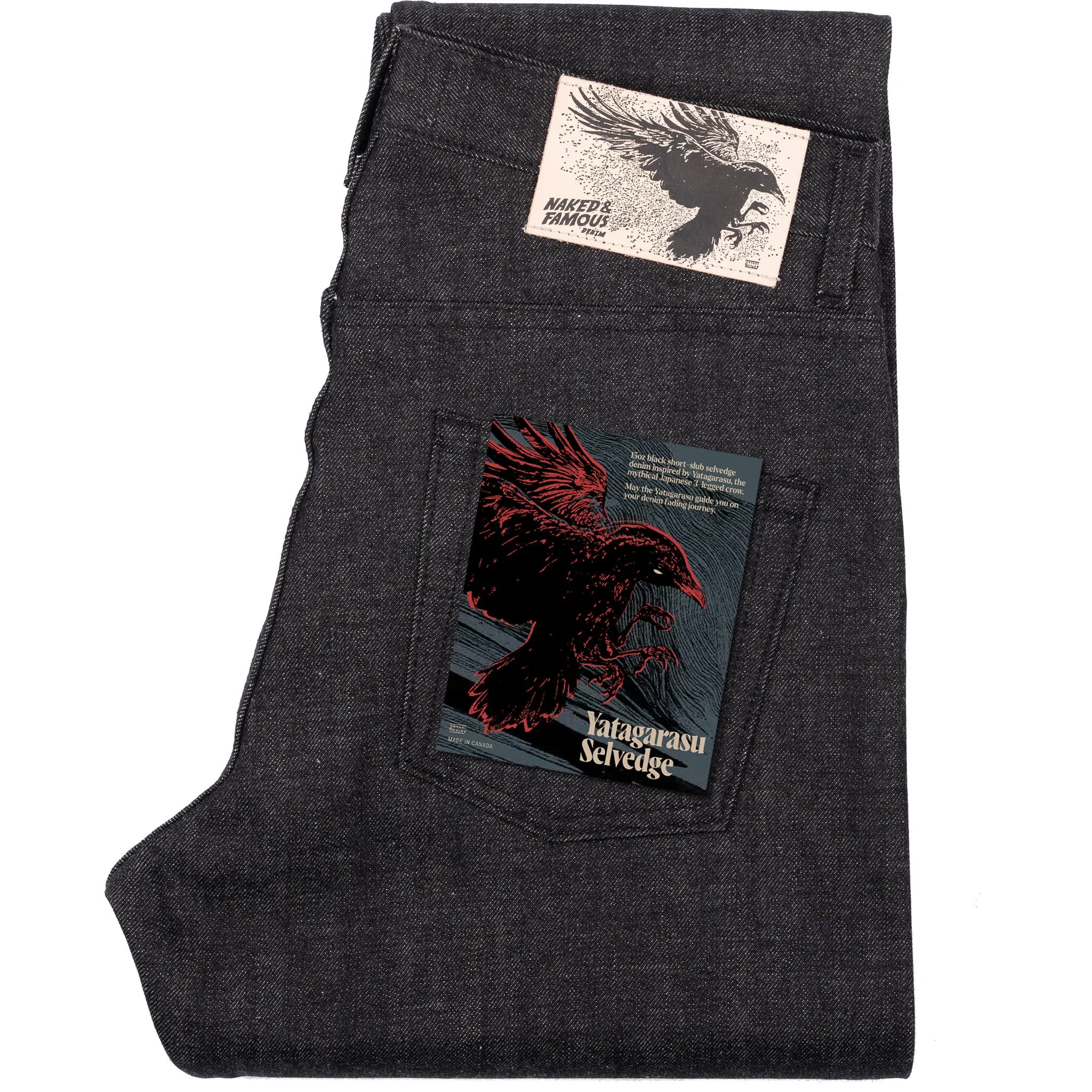 Easy Guy - Yatagarasu Selvedge - Black Minimalist Comfort