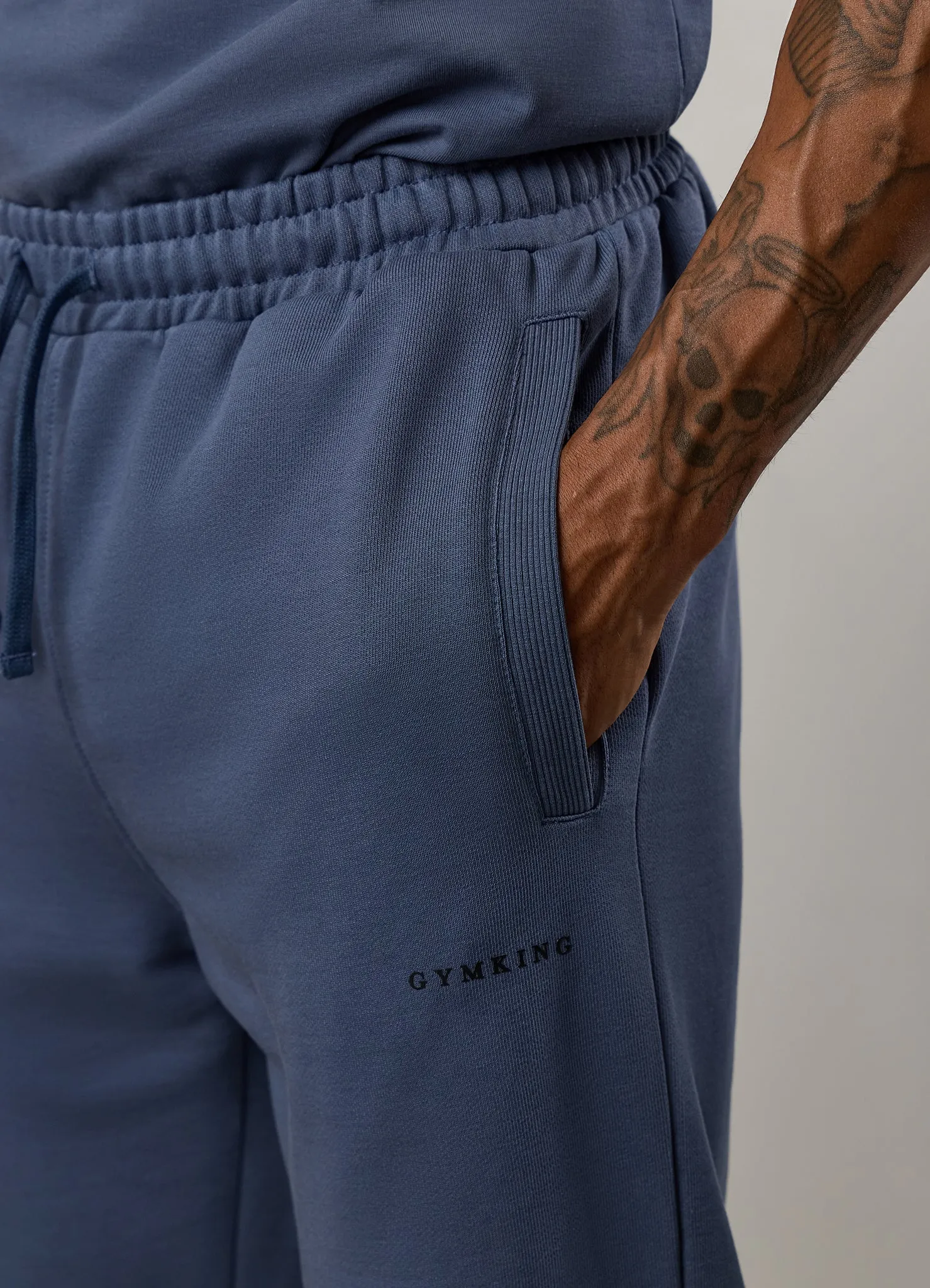 Movement Support Day Wear Gym King Linear Loopback Jogger - Deep Sea Blue