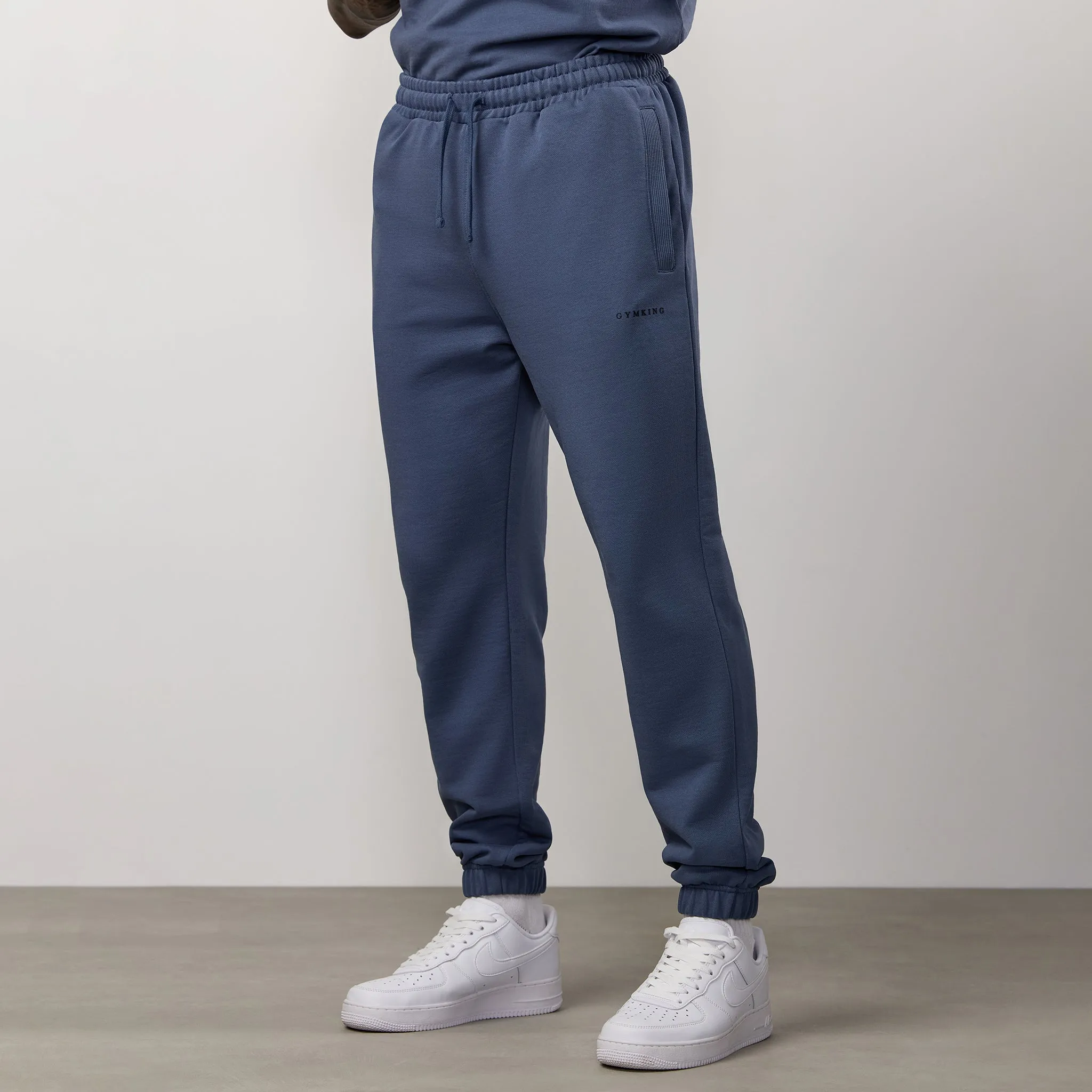 Gym King Linear Loopback Jogger - Deep Sea Blue Low Maintenance Day Ready