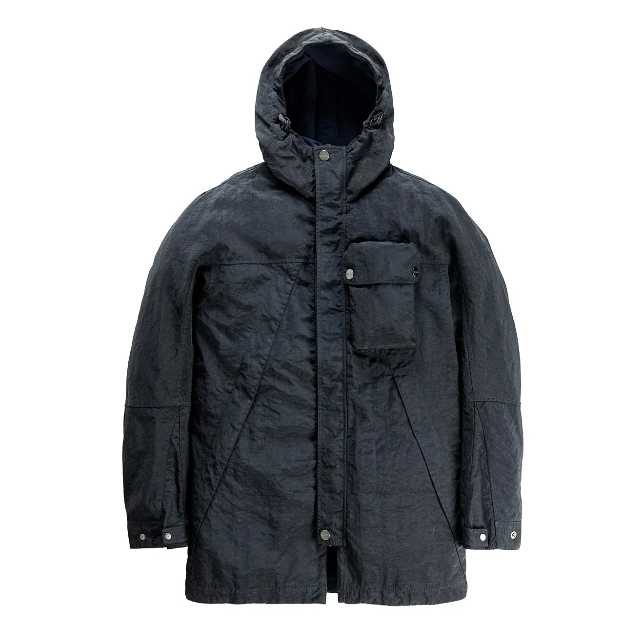 Windproof Inner Layer Extra Layer Piece Left Hand Enna Parka Navy