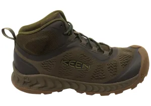 Keen Mens Comfortable Lace Up NXIS Speed Mid Boots Fitness Enthusiast