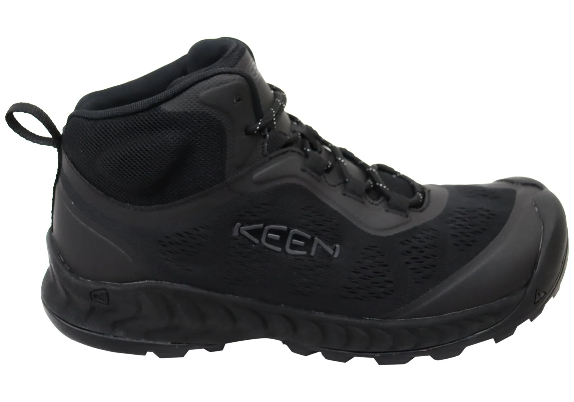 Keen Mens Comfortable Lace Up NXIS Speed Mid Boots Low Maintenance