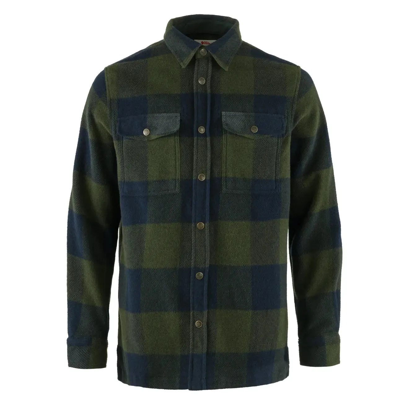 Subtle patterns Fjallraven Canada Shirt Deep Forest / Dark Navy