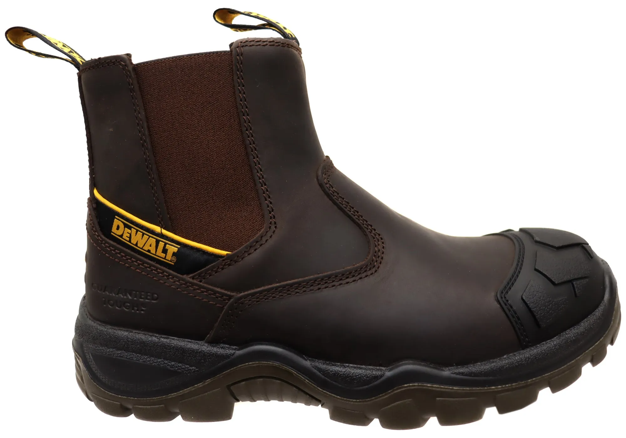 DeWALT Mens Comfortable Leather PROComfort Hunter Safety Boots Lift Up Rugged Comfort