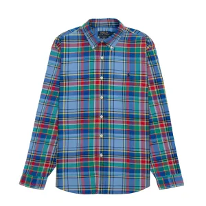 birthday party Polo Ralph Lauren Oxford Check Shirt Blue / Red Multi