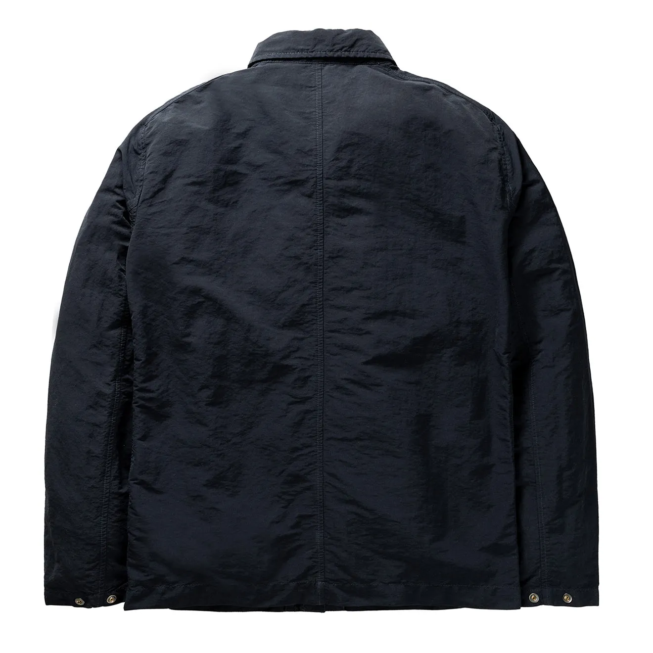 Geometric Pattern Left Hand Archive Overshirt Navy