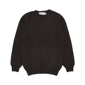 Princess Glow HighCollar Style Harley Of Scotland Shaggy Lambswool Jumper Volcano