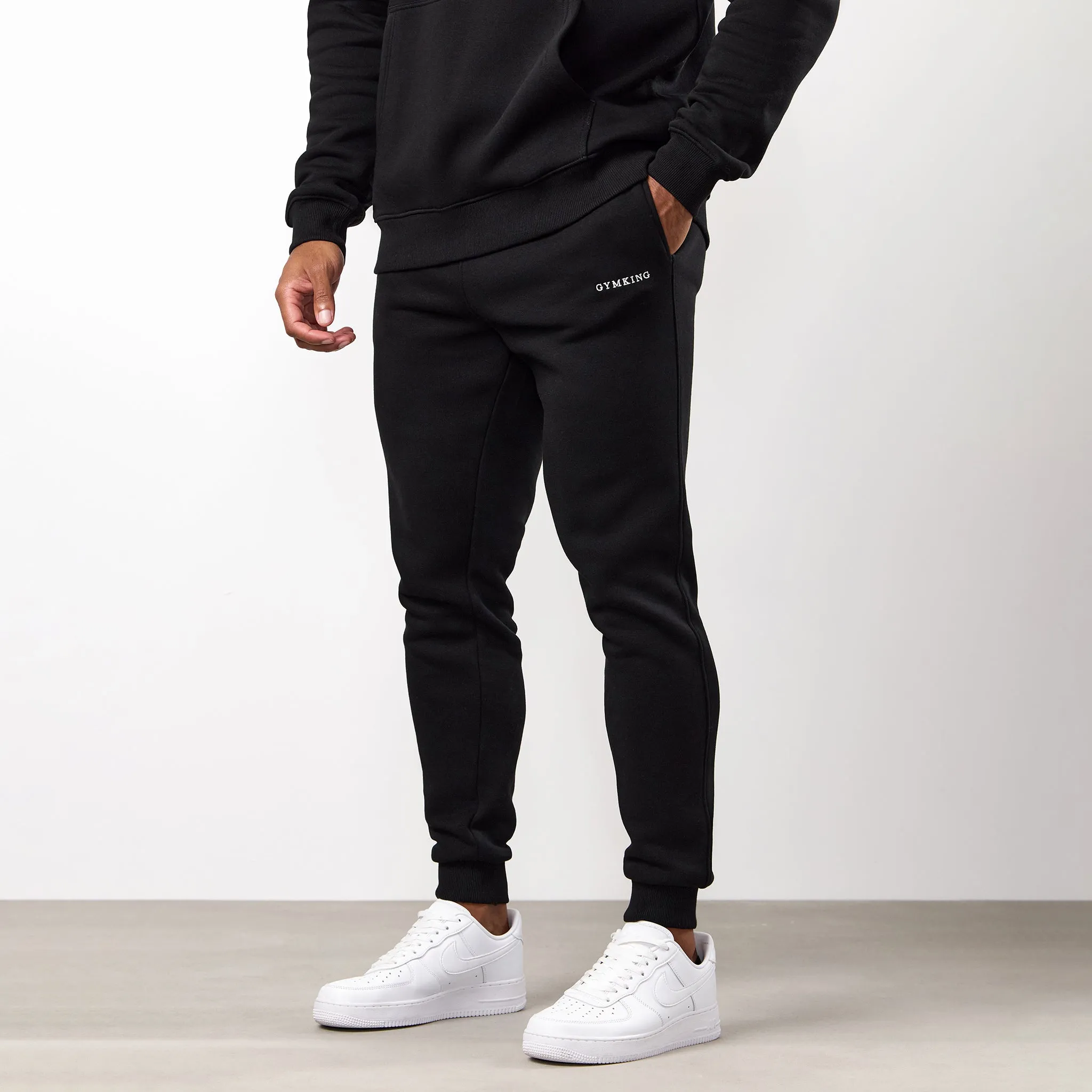 Gym King Fundamental Linear Jogger - Black Breath Flex Hygienic Inner Layer