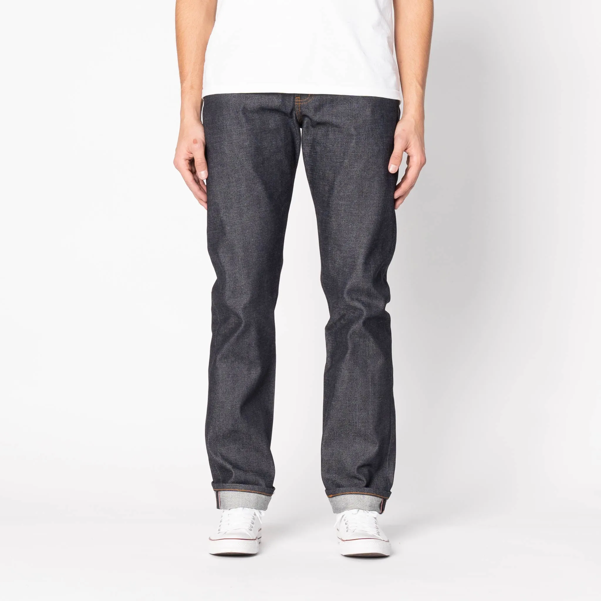 Office Wear Modern Weird Guy - Dia De Los Muertos Selvedge - Indigo