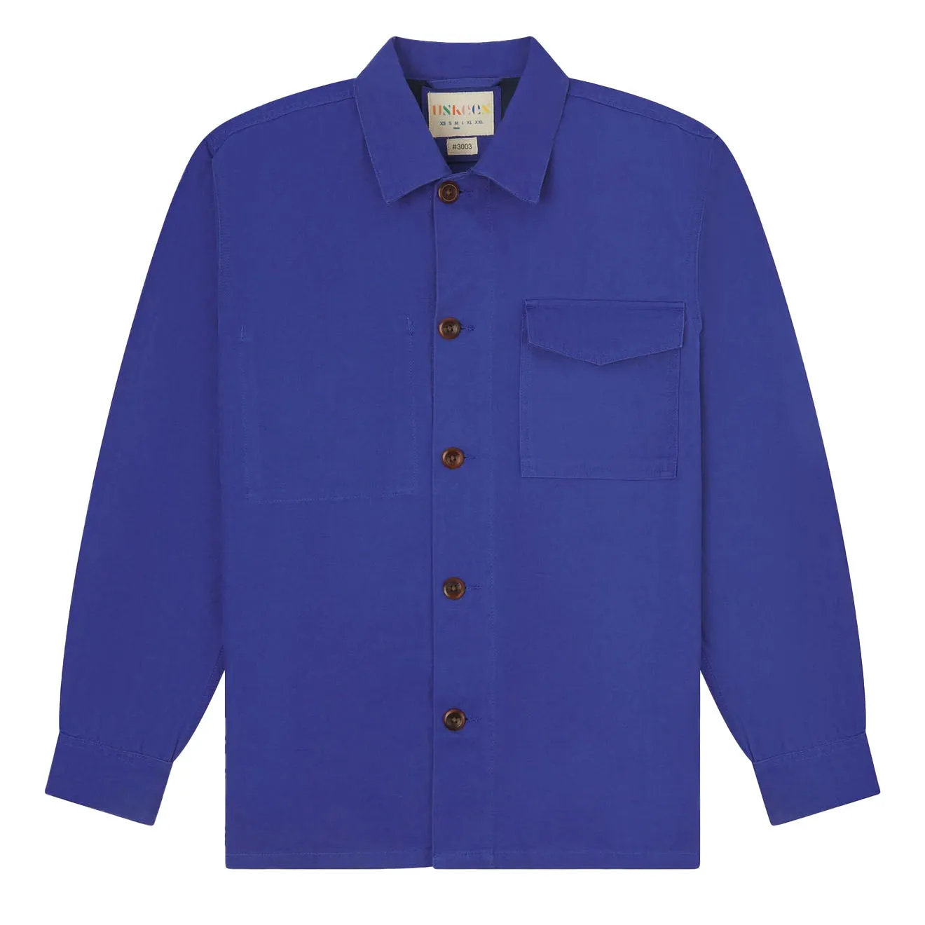 USKEES 3003 Buttoned Workshirt Ultra Blue Petite Cut