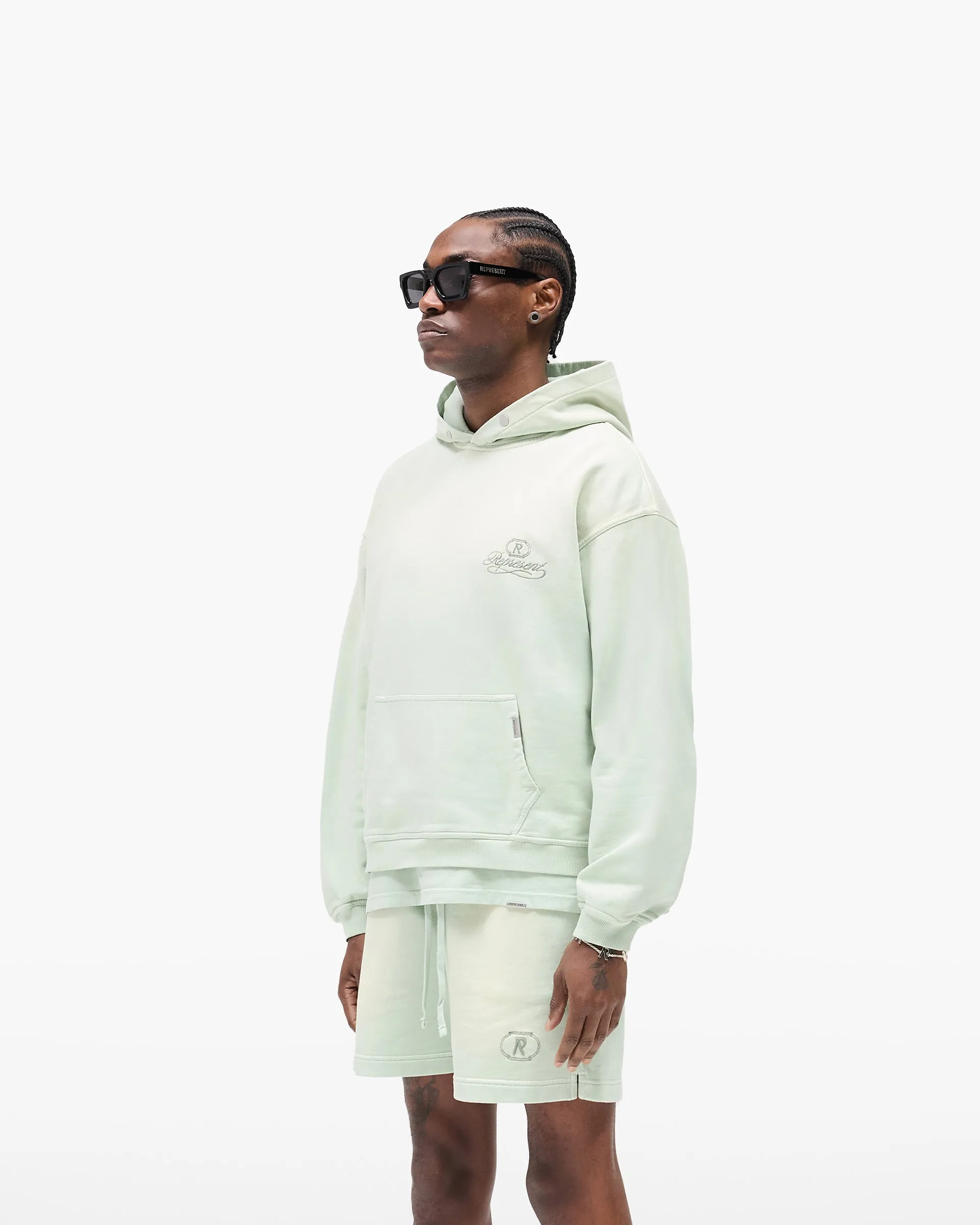 product office appropriateness Street Comfort Grand Vintage Hoodie - Washed Sage