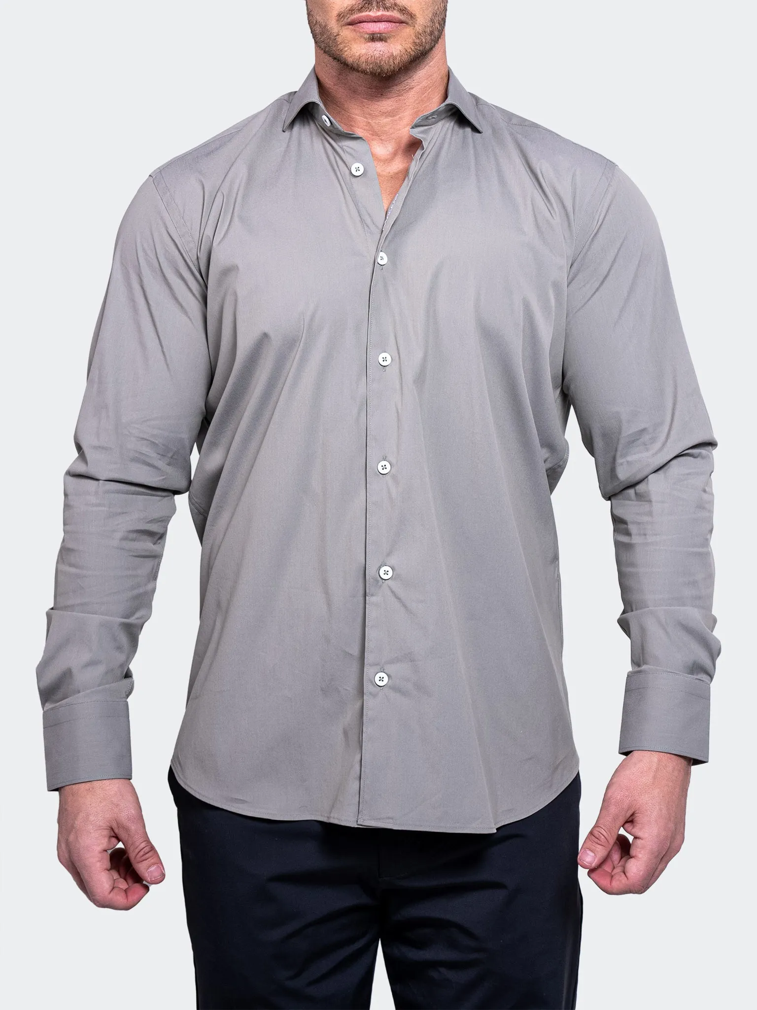 Einstein AristocratLuxeStretch Grey Glossy Texture