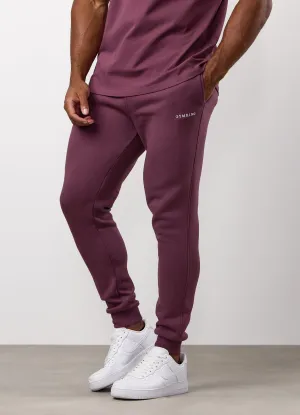 Laser Cut Edges Gym King Fundamental Linear Fleece Jogger - Mulberry