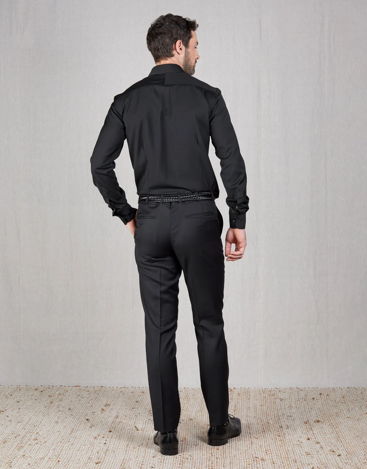 Durable Twill Trail Comfort Lotus Black Twill Suit Trouser