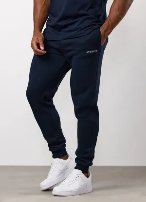 Gym King Fundamental Linear Jogger - Navy No Ride-Up Light Waist