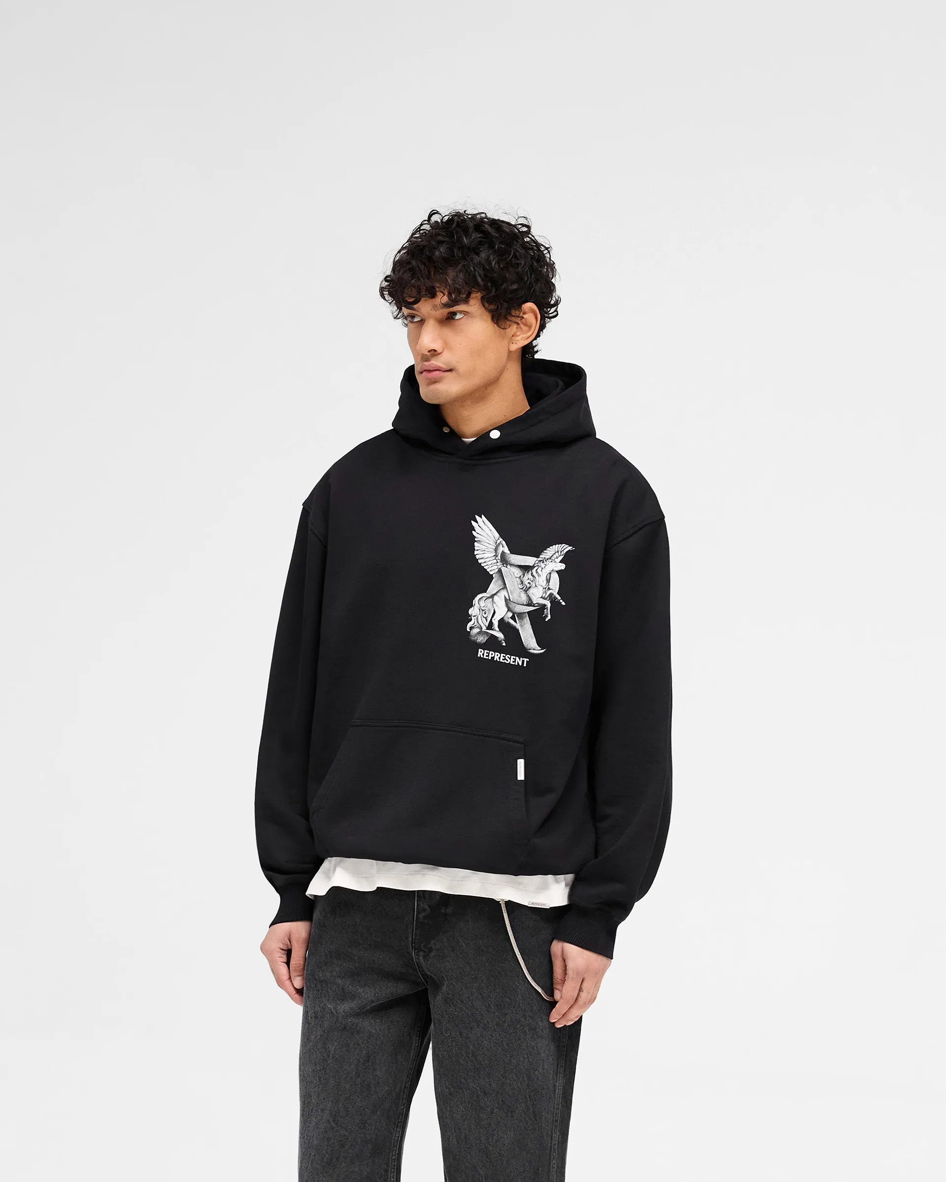 Elegance In Motion Hoodie - Jet Black Chill Layer