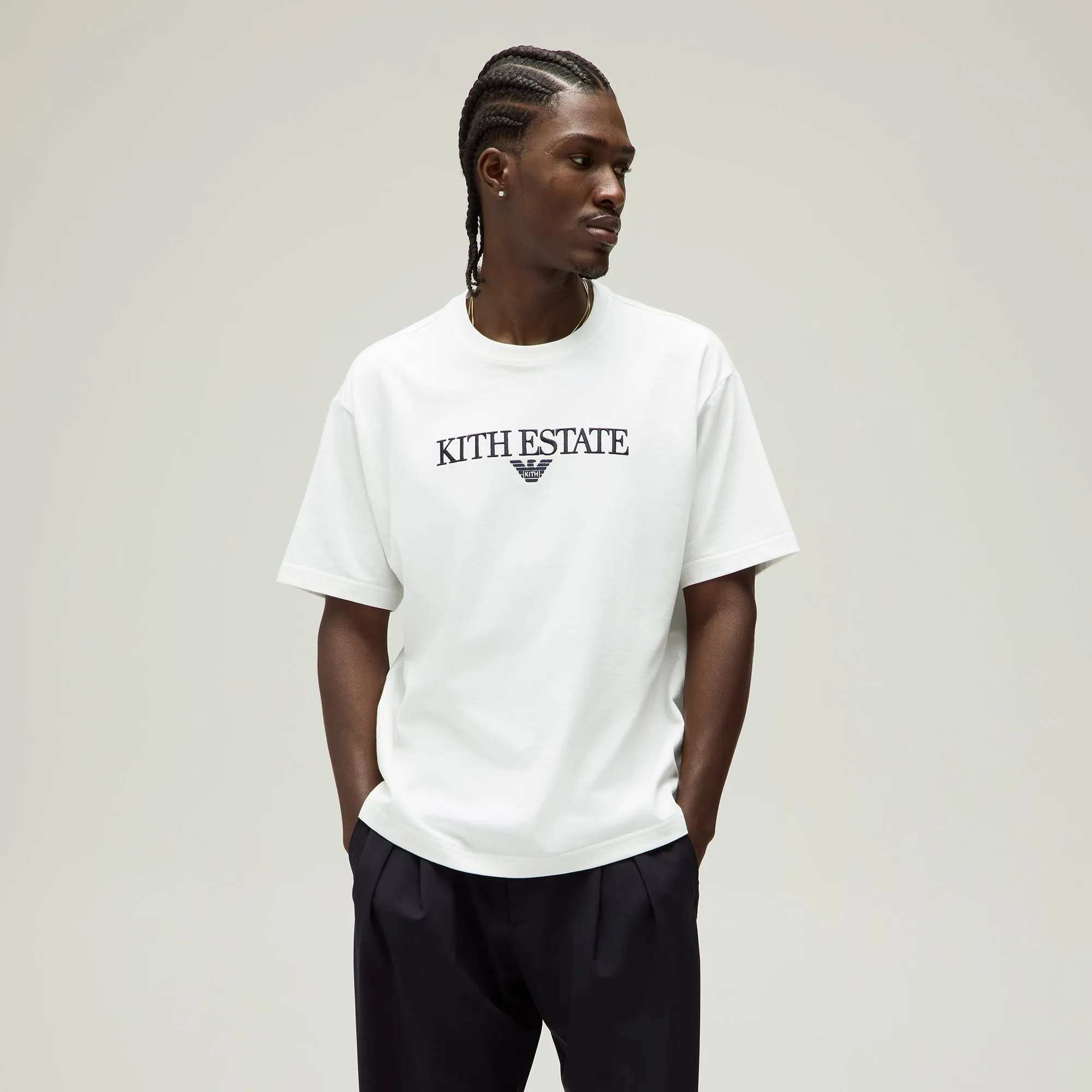 Giorgio Armani & Kith Estate Tee - White Weekend Ready