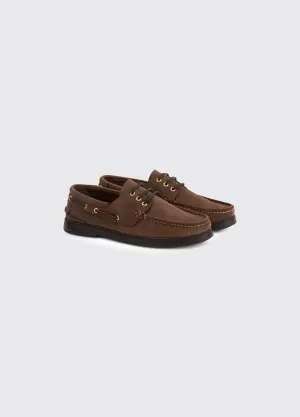 Evening Calm Tavira Men's dubarrylite? Three Eye-Tie Moccasin - Donkey Brown