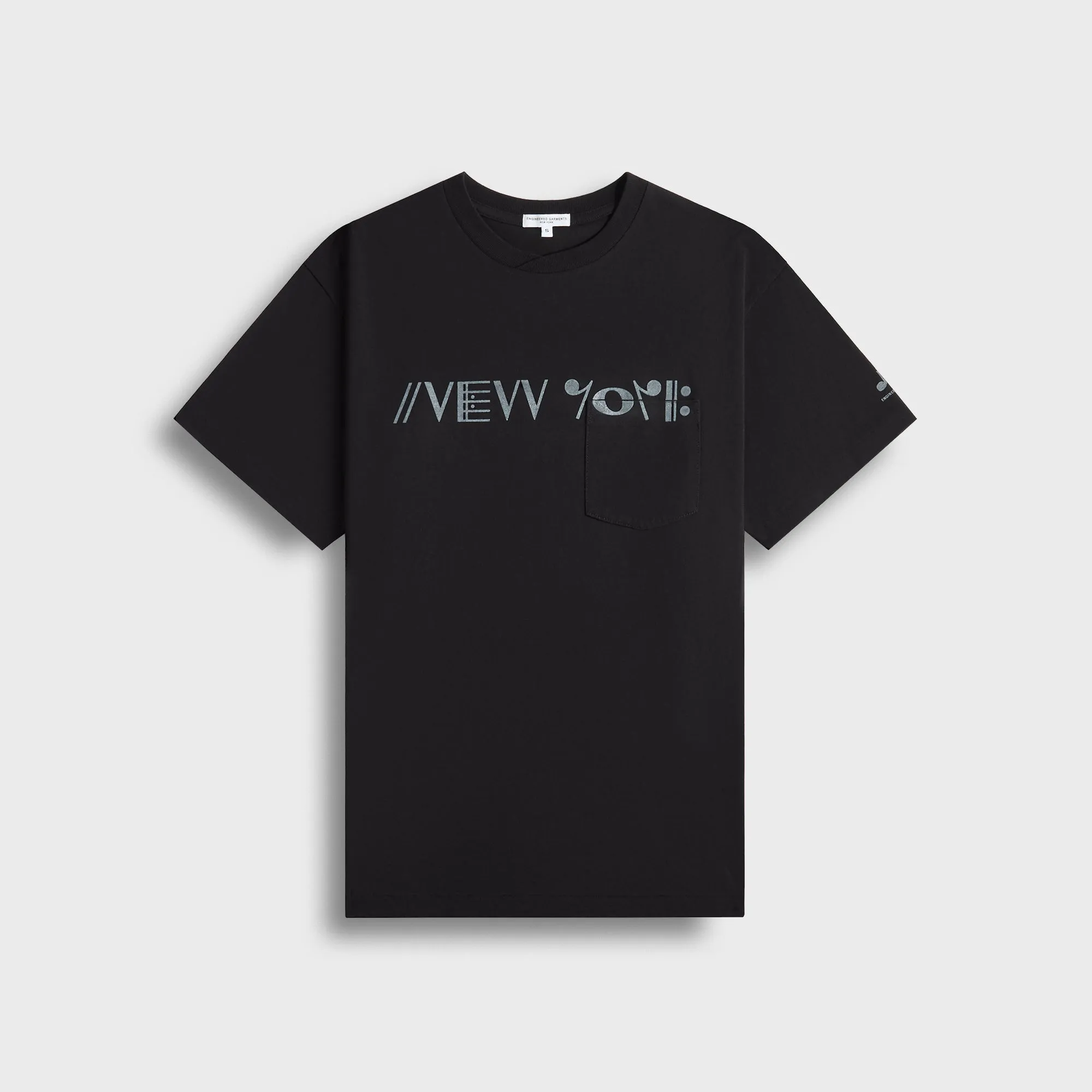 Smart Layer Engineered Garments Printed Cross Crew-Neck Tee - Black Cosmopolitanism