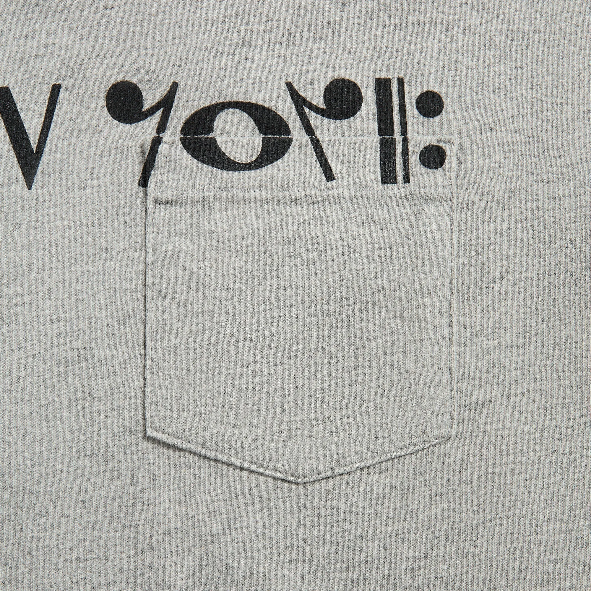 Engineered Garments Printed Cross Crew-Neck Tee - Grey Cosmopolitanism Feminine Touch