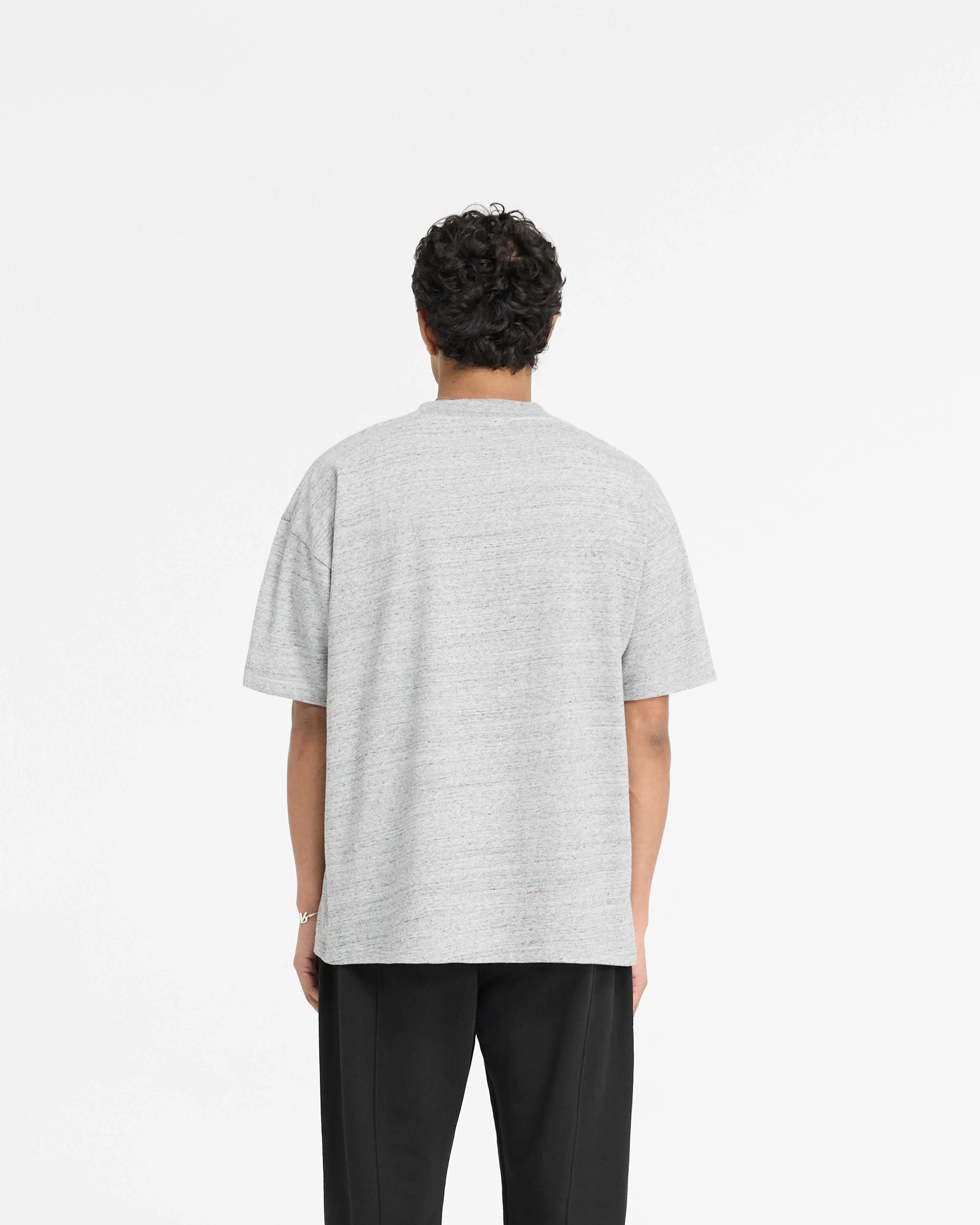 Everyday Look Wear England Applique T-Shirt - Grey Marl