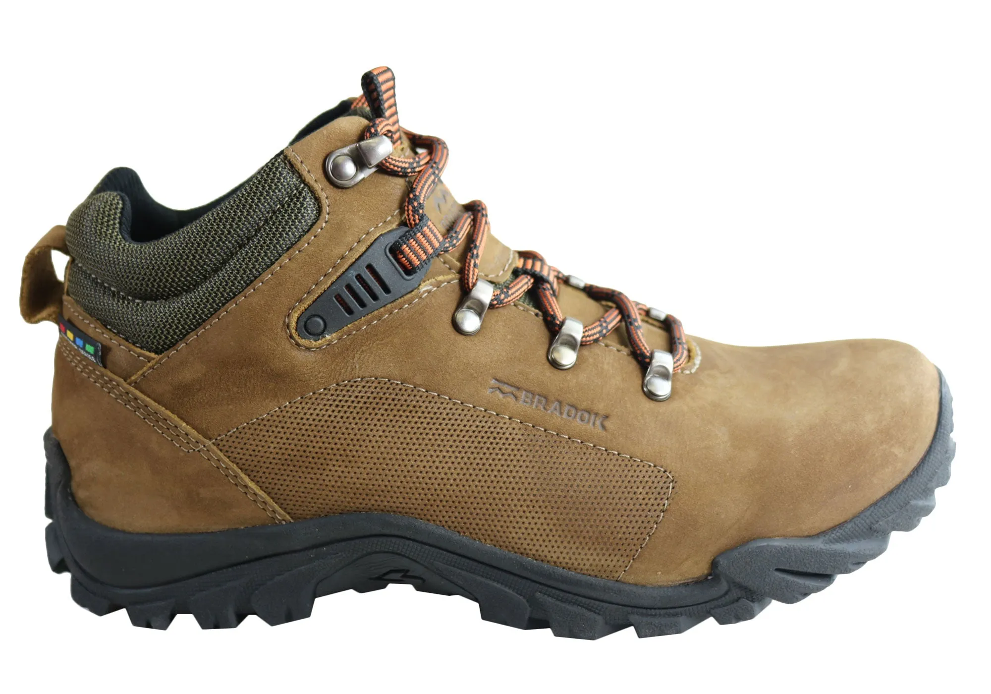 Bradok Zion M Mens Comfortable Leather Hiking Boots Made In Brazil Simple Look lightweight materials