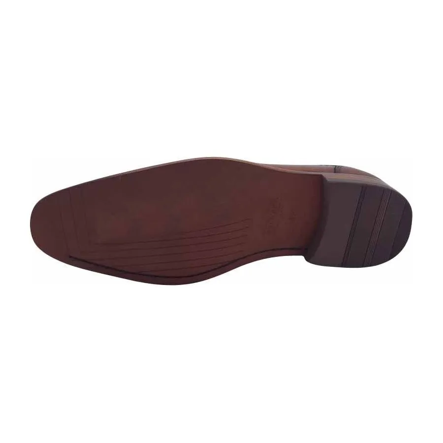 Escape Mens Enable Shoes Brandy Classic Shape Smooth Finish