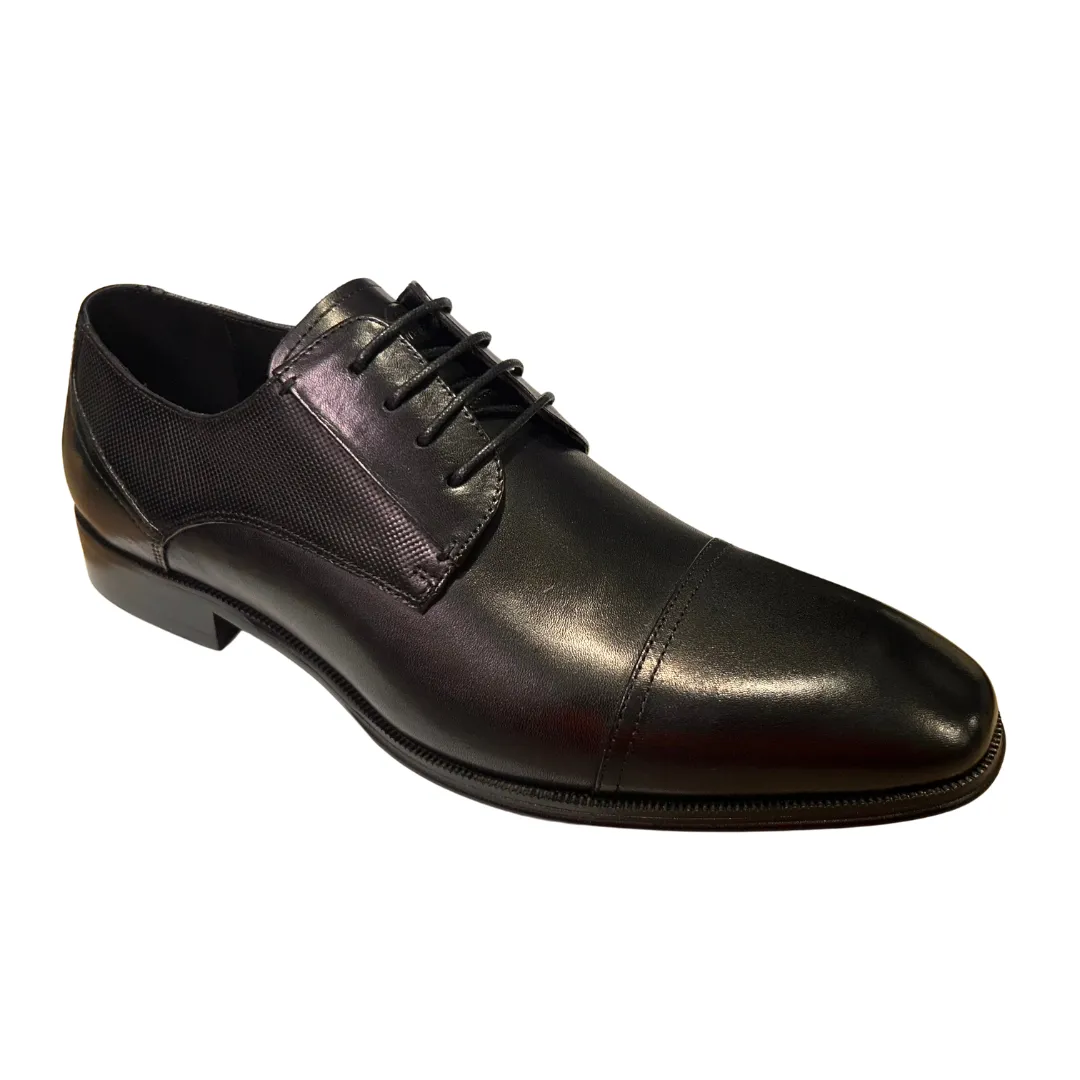 Escape Mens Shoe Daytona Black fine cut Chic Look