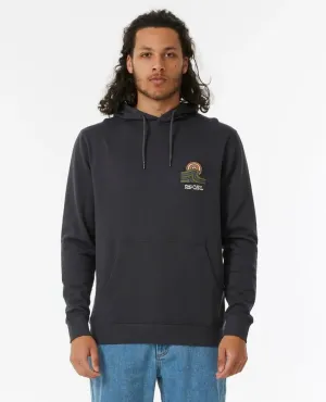 Rip Curl Mens Sweatshirt Saltwater Culture Hays And Razed Hood shrink-resistant
