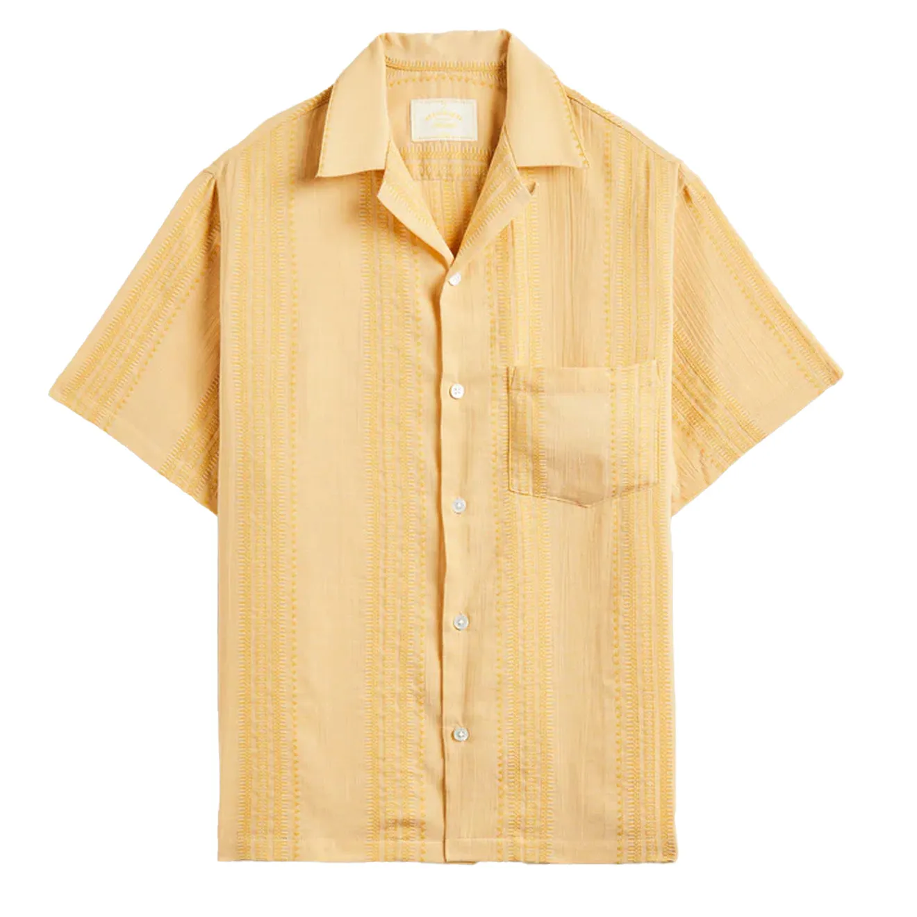 Camouflage Style Portuguese Flannel Pacific Sun S/S shirt Yellow