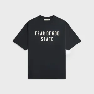 Running Speed Essentials 90S Fit Tee - Jet Black