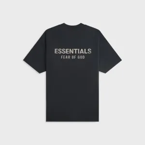 Essentials Classic Fit Tee - Jet Black Outdoor Smart Chill Wear