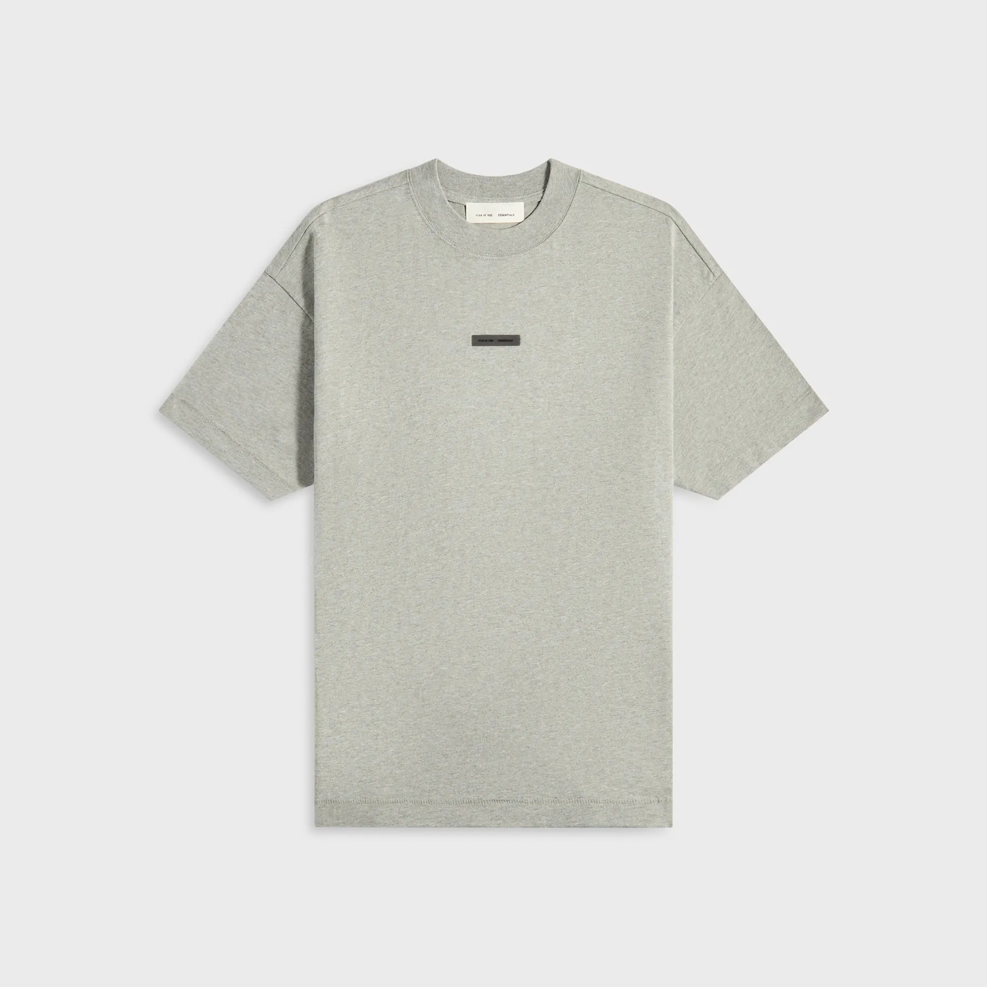 No-Fuss Design Versatile Comfort Style Essentials Vintage Fit Tee - Concrete Heather