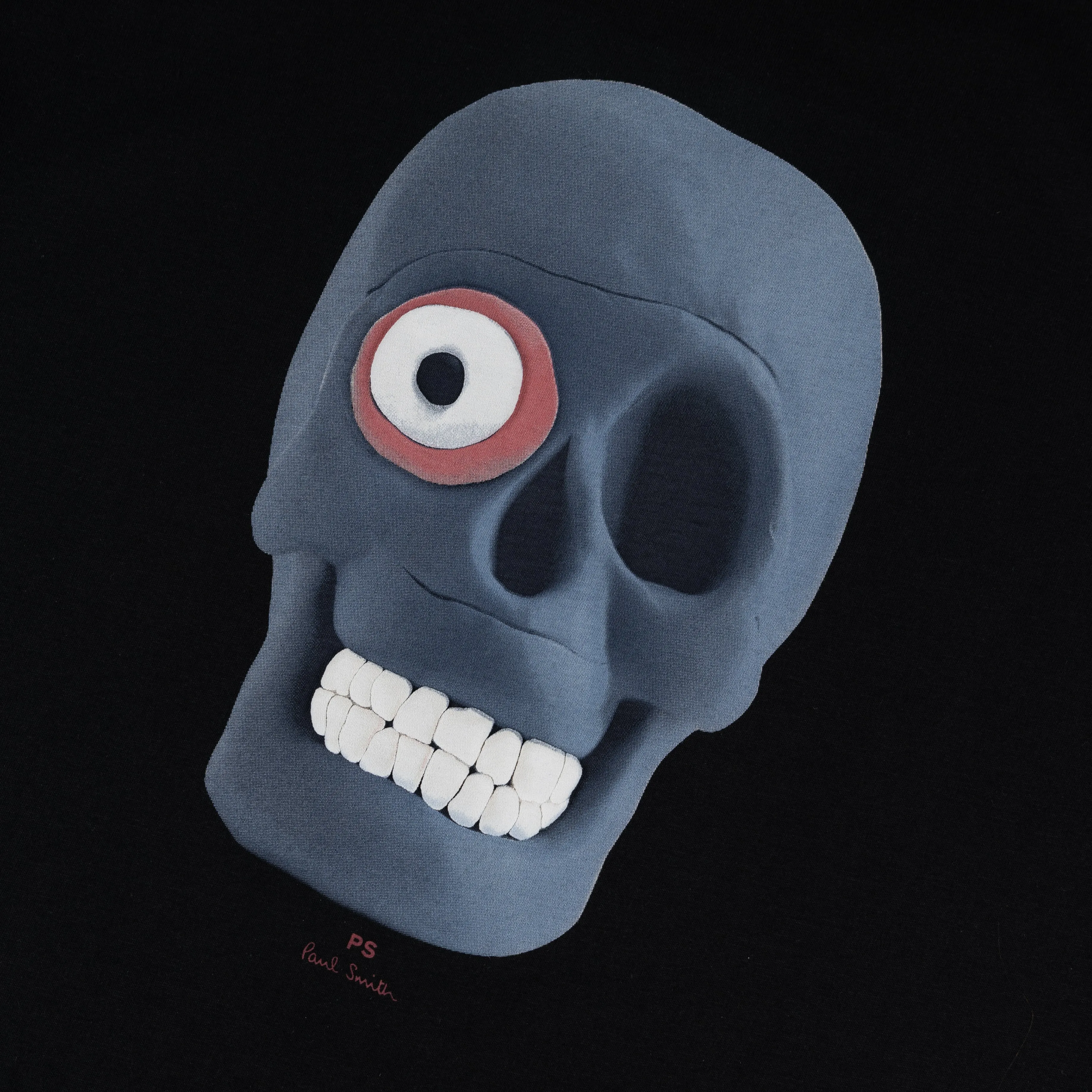 brandable Paul Smith One Eye Skull T-Shirt Black