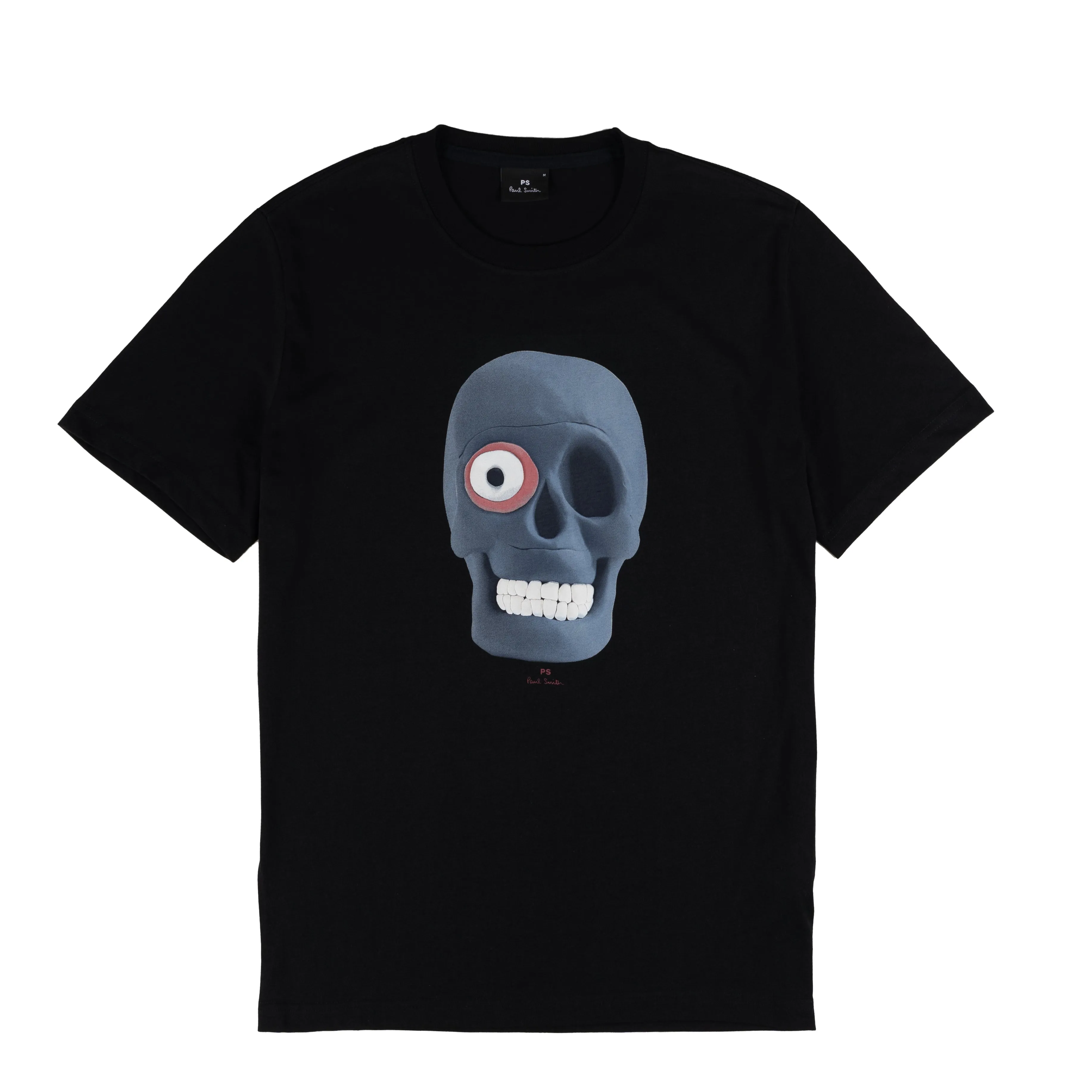 Urban Fashion Look windproof Paul Smith One Eye Skull T-Shirt Black