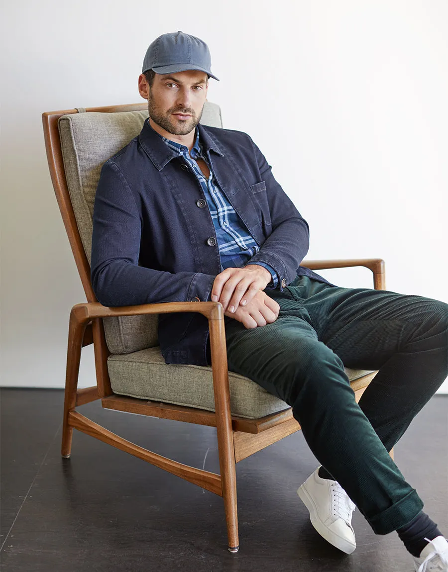 Evans Forest Green Corduroy Trouser Soft Interior Stretch Comfort