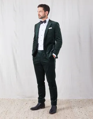 HighRiseWaist Relax Fit Design Evans Forest Green Corduroy Trouser